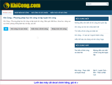 Tablet Screenshot of khicong.com